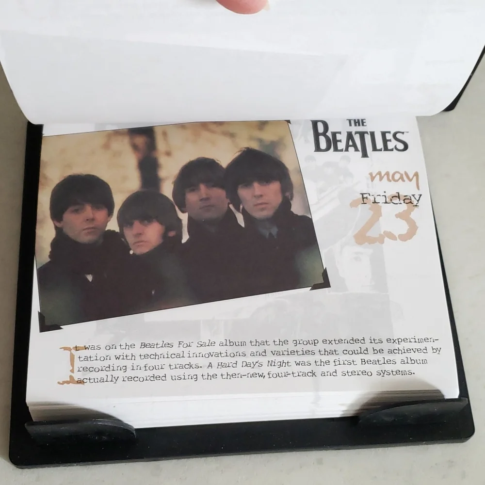 Year in a Box calendar - The Beatles
